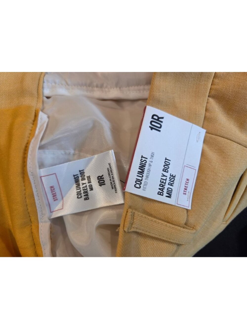 Classic Professional Express Gold Dress Pants Office Quiet Luxury Polished - Picture 5 of 13